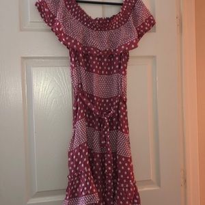 Off the shoulder beach dress